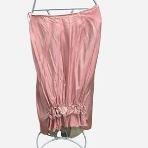 Women's‎ pink iridescent retro 90s Y2K formal party skirt size 4 (xs1
)